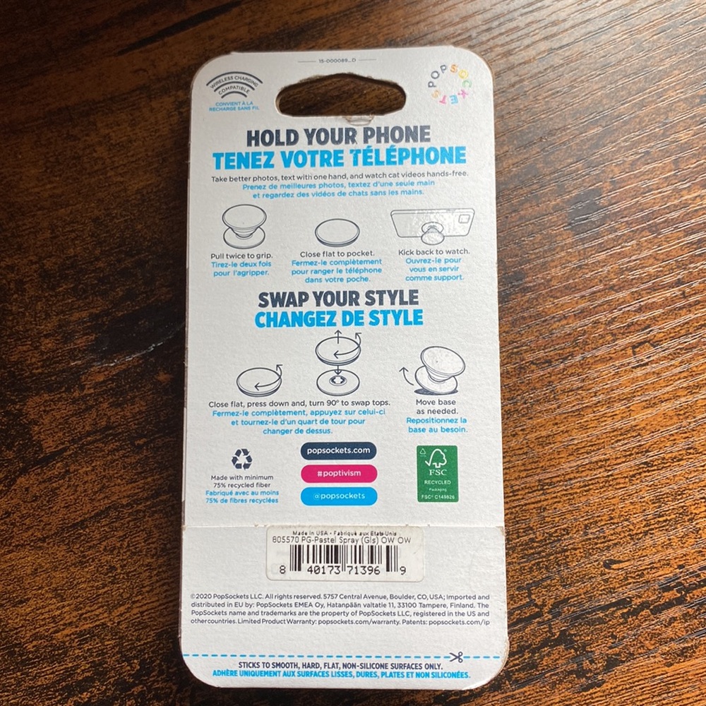 NWT - Pastel Spray Popsocket! - Picture 6 of 6